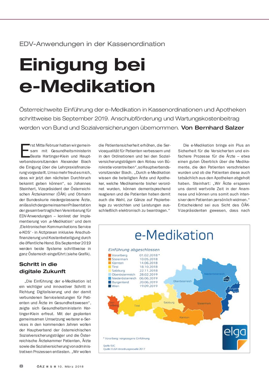 e-Medikation OEAEZ 5, 10.3.2018