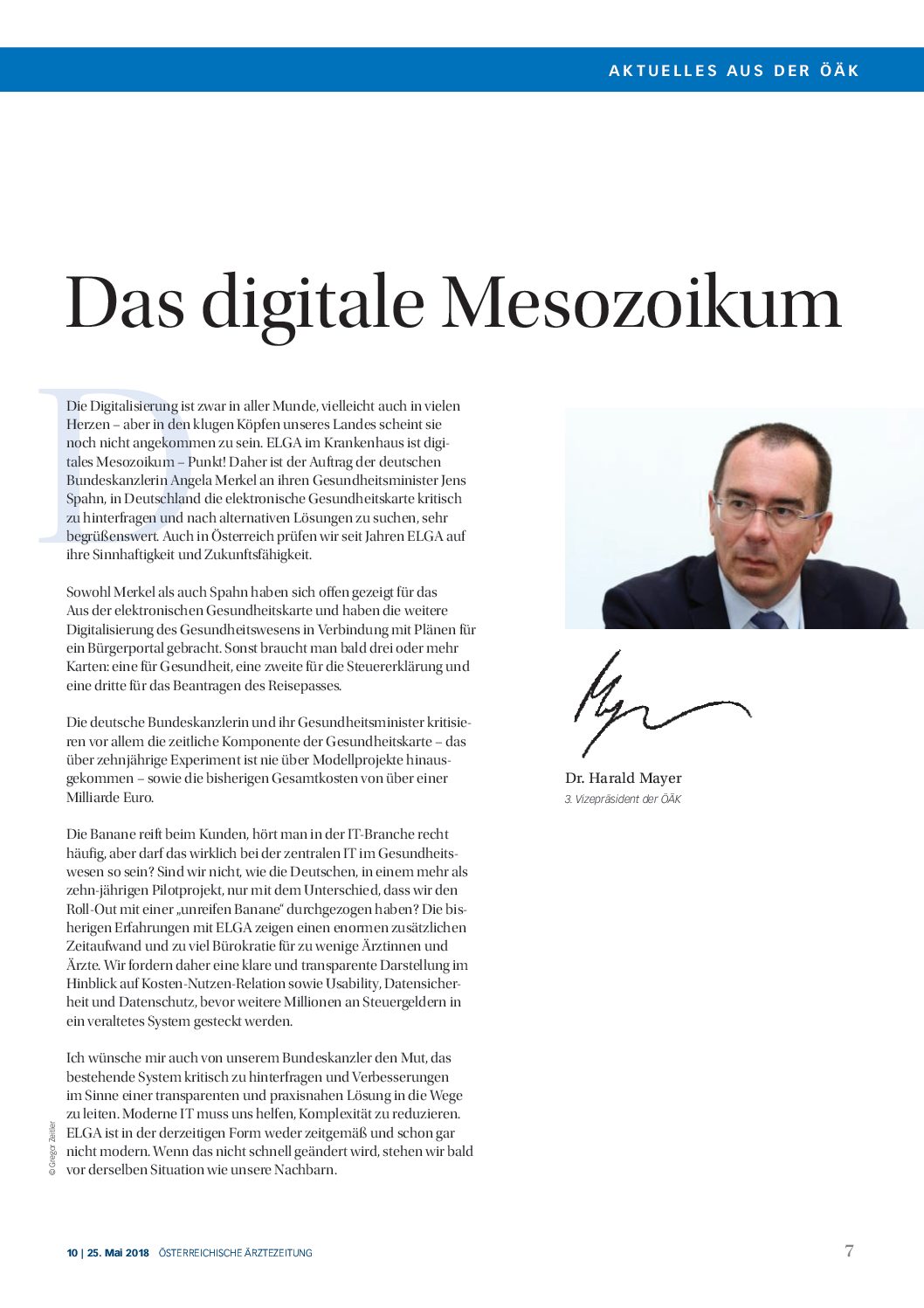 Standpunkt Mayer OEAEZ 10, 25.5.2018