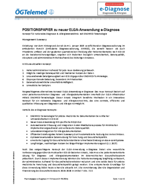 Positionspapier e-Diagnose 21.05.2024