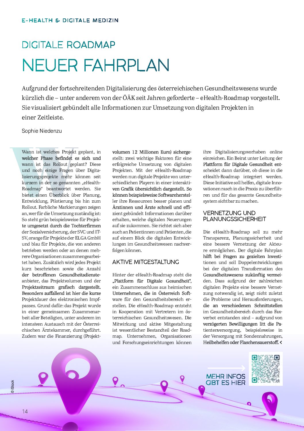 Digitale Roadmap: Neuer Fahrplan: Österreichische Ärztezeitung (ÖÄZ) – 25. März 2025