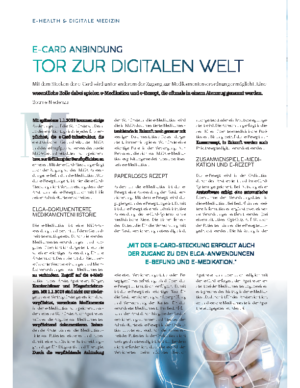 e-Card Anbindung: Tor zur digitalen Welt – Österreichische Ärztezeitung (ÖÄZ) – 25. April 2025