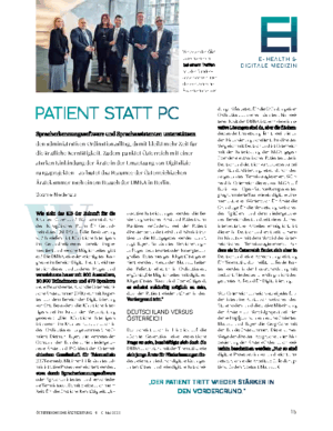 Patient statt PC: Bericht von der DMEA – Österreichische Ärztezeitung (ÖÄZ), 10.5.2025
