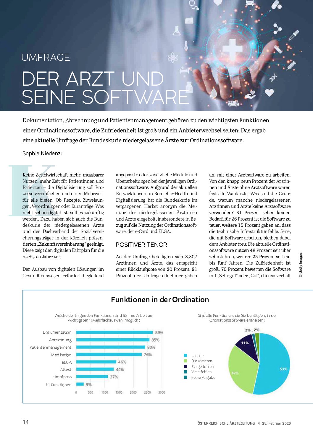 Der Arzt und seine Software – Österreichische Ärztezeitung (ÖÄZ) – 25.2.2026